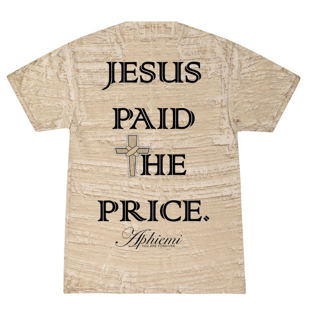 Jesus paid the price for our sins!!